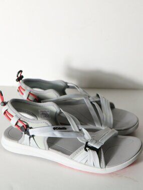 Columbia New Womens Sport Sandal 9 Gray Ice Strappy Hiking Camping Comfort Water